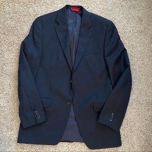 Black Slim-fit suit